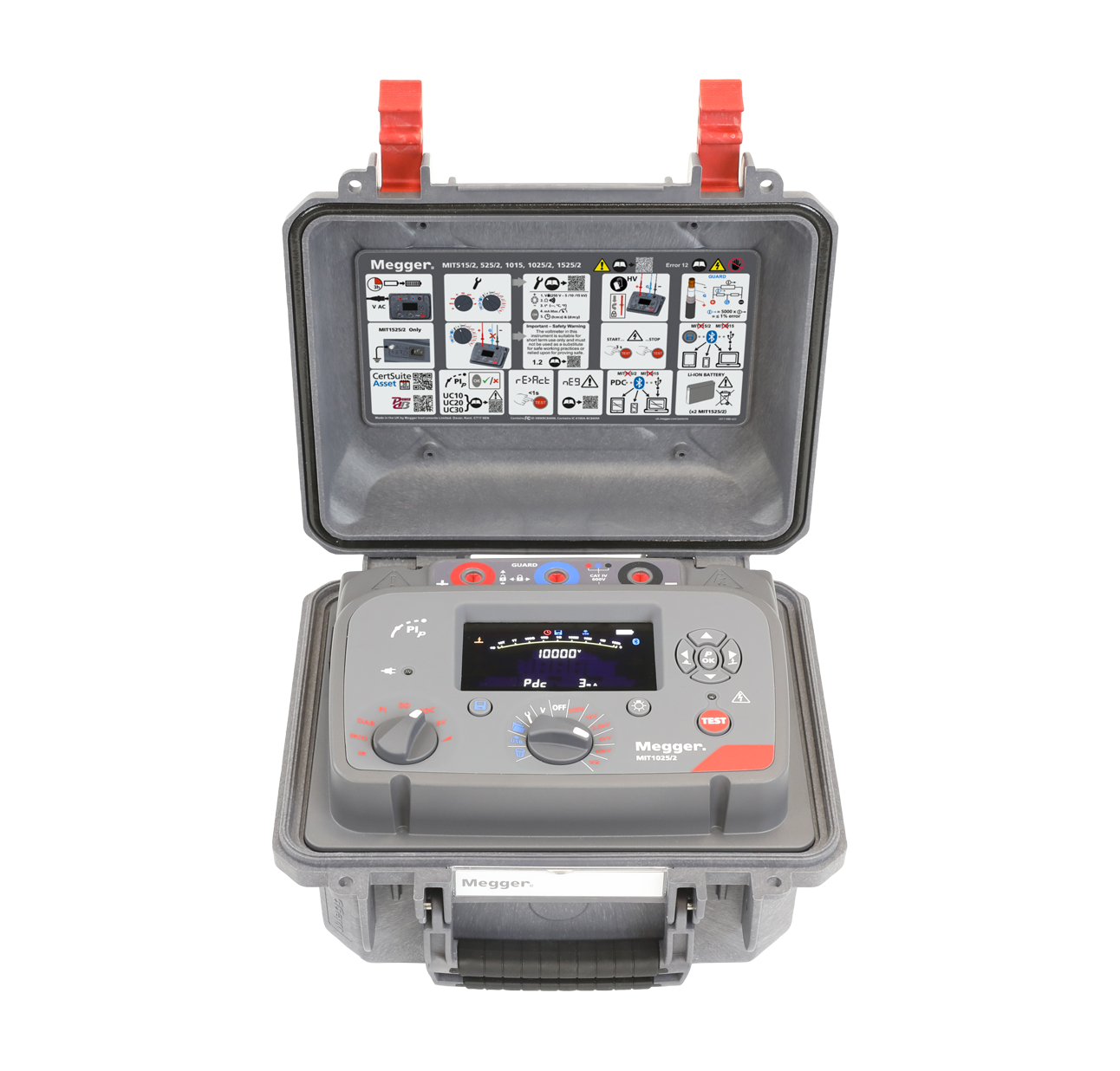 Advanced 5 kV, 10 kV and 15 kV insulation resistance testers