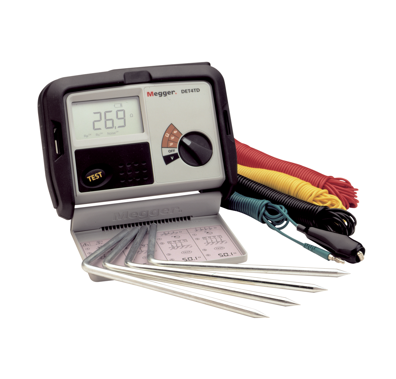 DET4 series four-terminal earth/ground resistance testers - Image 4