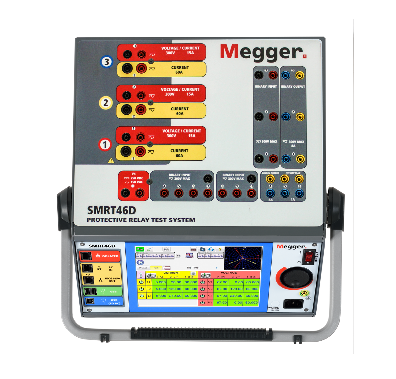 SMRT46, 46D and 46R multi-phase relay testers - Image 2